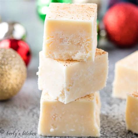 Easy Eggnog Fudge Recipe