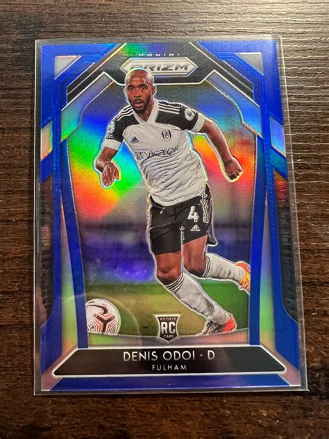 A Panini Prizm English League Prizms Blue Denis