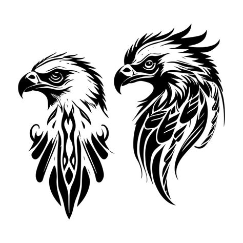 Eagle Tribal Tattoo Design Representing Strength And Freedom In Its