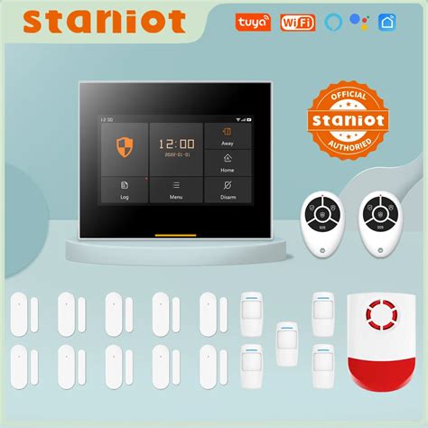 Tuya Wireless WIFI Staniot Home Security Alarm System With Motion