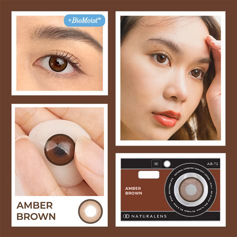 Jual Naturalens Amber Brown Softlens Biomoist Pc Sebelah Contact