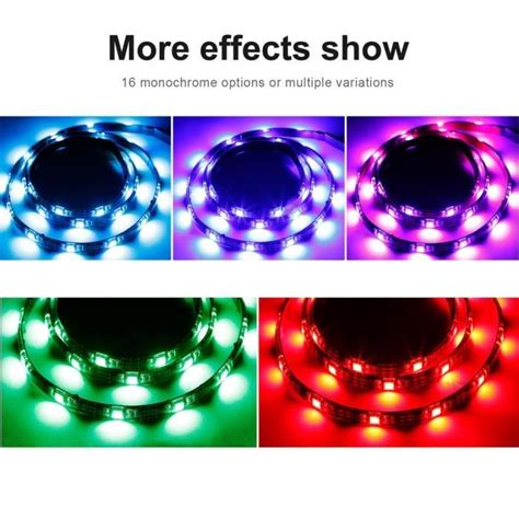 Ruban Led Bande Led M Leds Rgb Ip Tanche Kit Flexible