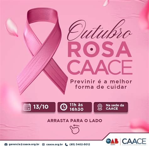 Caace Realiza Evento Alusivo Ao Outubro Rosa Com Consultas Gratuitas E