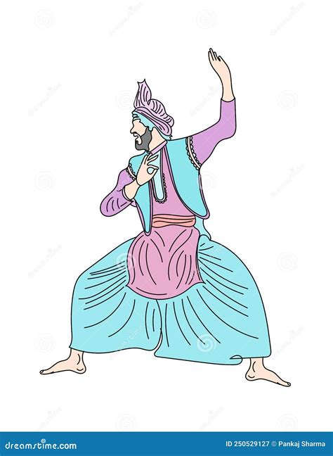 Bhangra Gidha Logo Bhangra Dance Vector Indian Punjabi Dance