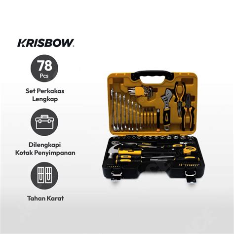 Jual Krisbow Set Perkakas Mekanik 78 Pcs Original ACE