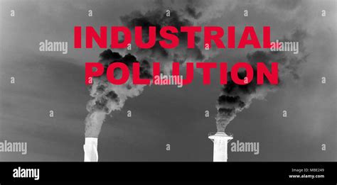 Industrial Pollutionemission Of Toxic Chemicals Into The Atmosphere