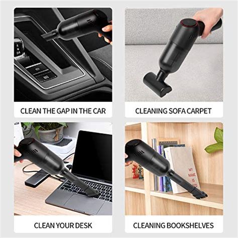 Gnalgnat Mini Car Vacuum Portable 3 In 1 Handheld Vacuum Cleaner