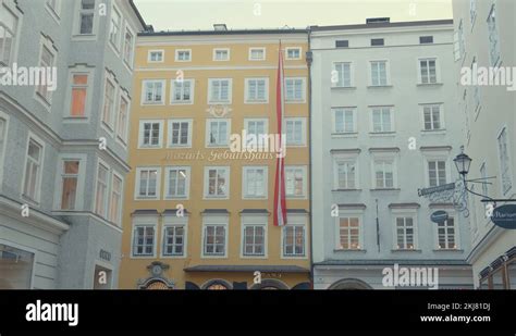 Wolfgang Amadeus Mozarts Birth House Stock Videos Footage HD And 4K