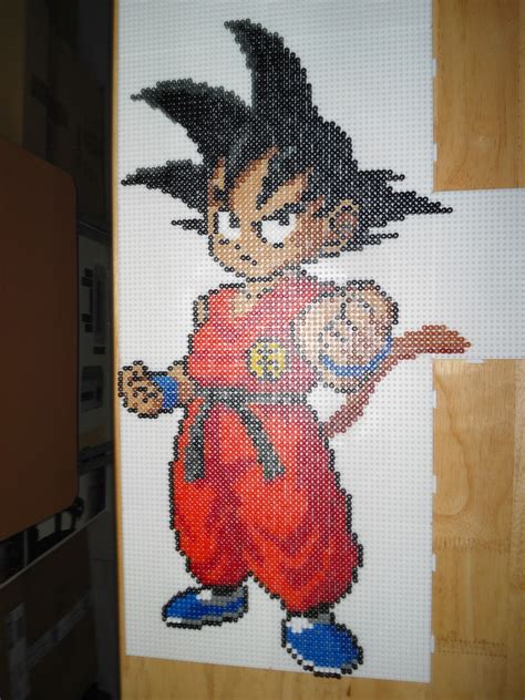 Super Saiyan Goku Perler Beads By Fefifonom Plantillas Hama Beads Images