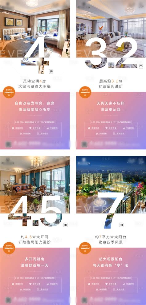 地产户型卖点海报ai广告设计素材海报模板免费下载 享设计