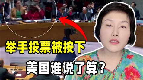 聯合國上演驚人一幕，美國代表舉手贊成卻被按下，到底誰說了算？ Youtube