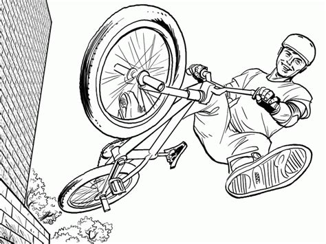 Bmx Coloring Pages Coloring Home