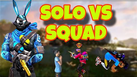 Omg Solo Vs Squad Overpower 💪gameplay Best Headshot Rate Garena Free