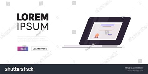 graduated certificate graduate academic diploma degree stock vector