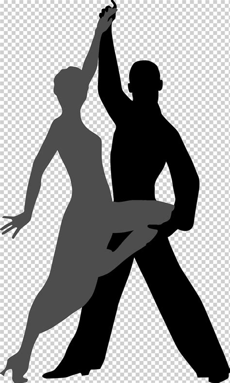 Descarga Gratis Hombre Y Mujer Bailando Silueta Danza Dibujo Silueta