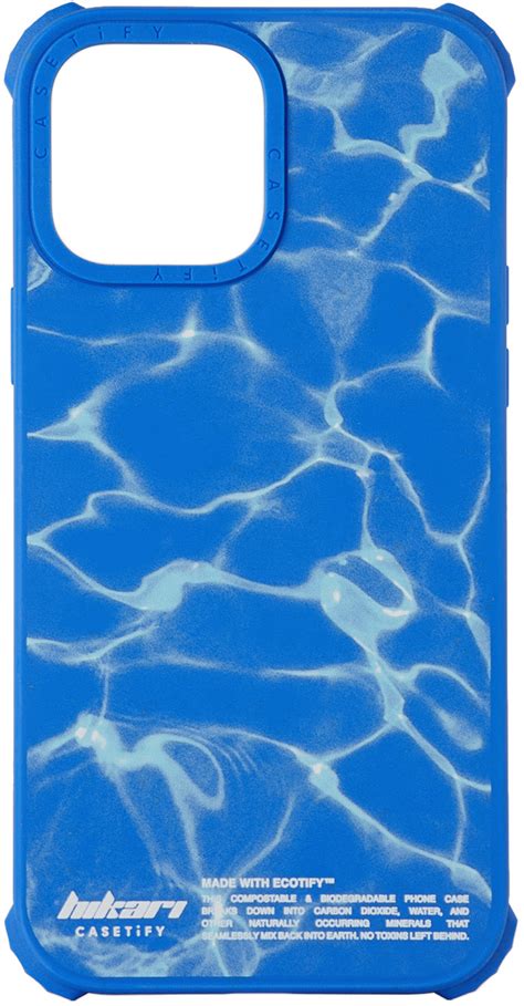 Casetify Blue Ripples Iphone 13 Pro Max Case Casetify