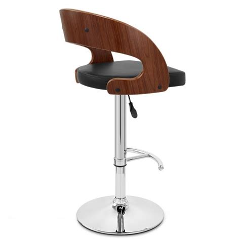 Eve Wooden Bar Stool Black Atlantic Shopping