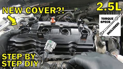 2013 2018 Nissan Altima Valve Cover Gasket Replacement 2 5L QR25DE