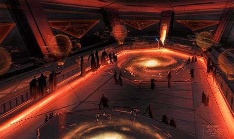 Star Wars Movies Futuristic Room Concept Art Science Fiction