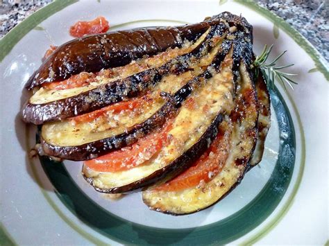 Berenjenas Al Horno Con Tomate Y Mozzarella Melanzane Al Forno Con