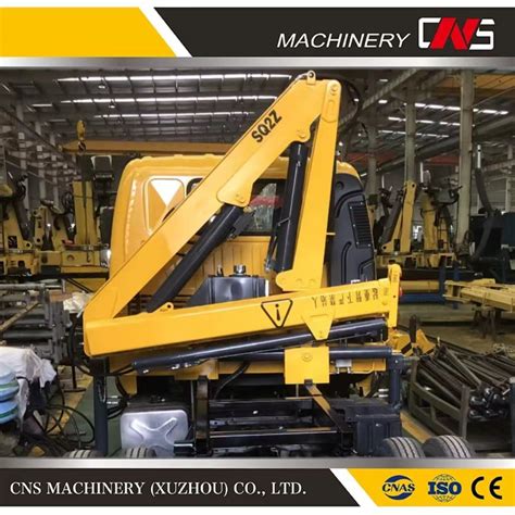 Cns Ton Folding Boom Truck Mounted Crane Knuckle Boom Crane On Truck