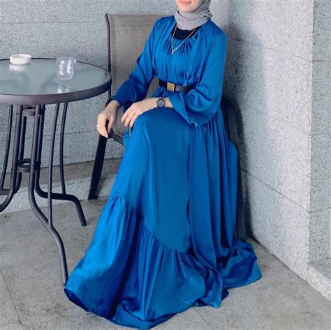 Locka Nami Set In Atlantic Blue Women S Fashion Muslimah Fashion