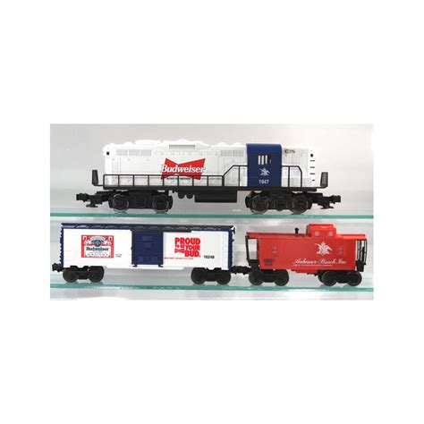 BUDWEISER BEER PROMOTIONAL TRAIN SET