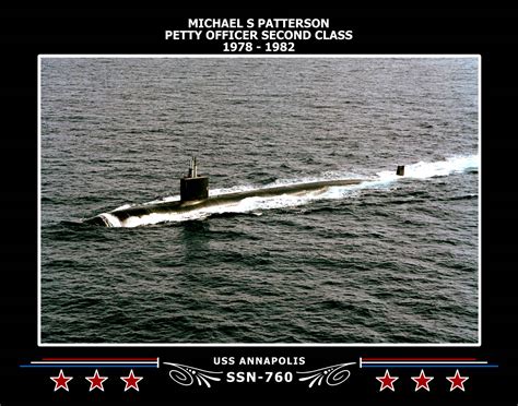 Navy Emporium Uss Annapolis Ssn Canvas Photo Print Ssn Ebay