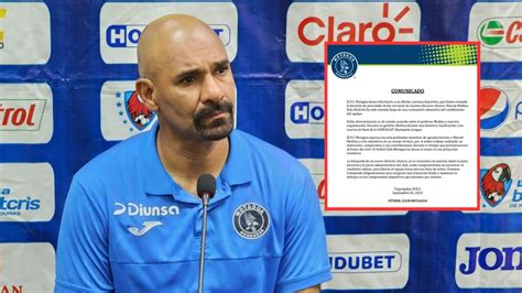 Motagua Hace Oficial El Despido De Ninrod Medina ¿quién Sería Su