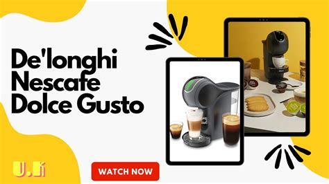 De Longhi Nescafe Dolce Gusto Genio S Touch Edg Gy Pod Capsule