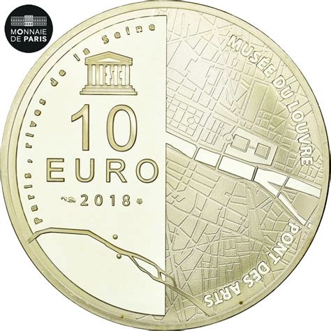 France Euro Silver Coin Unesco World Heritage Site Banks Of The