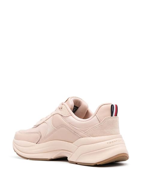 Tommy Hilfiger Tenis Bajos Con Suela Gruesa Rosado Farfetch Mx