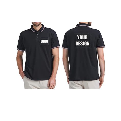 Customized Polo Shirts with Logo for Men Woman Personalized Polo T-Shi ...