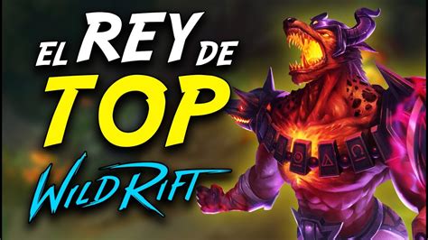 El Mejor Top Del Meta Es Nasus En Wild Rift Youtube