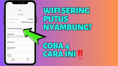 Cara Mengatasi Wifi Sering Putus Nyambung Di HP Android Terbaru 2024