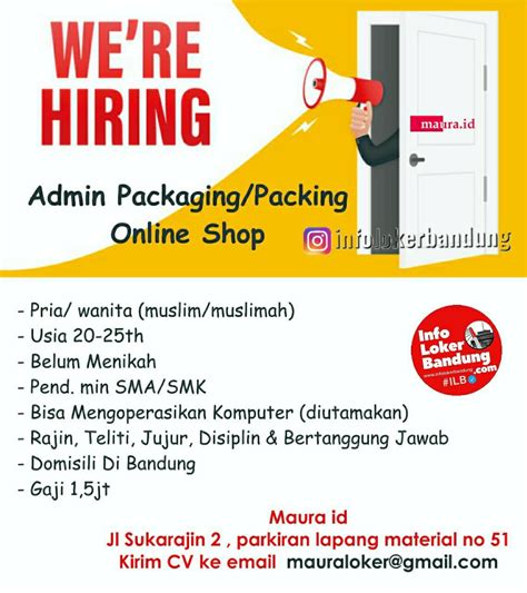 Lowongan Packing Barang Homecare24