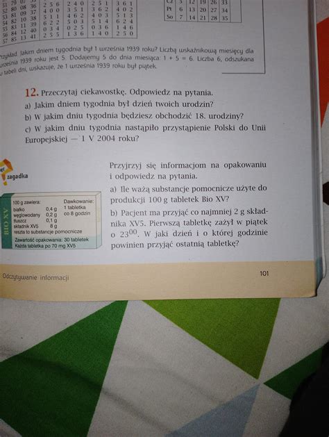 a jakim dniem tygodnia był dzień twoich urodzin b w jakim dniu tygodnia