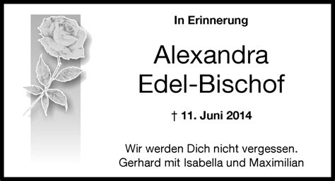 Traueranzeigen von Alexandra Edel Bischof Allgäuer Zeitung