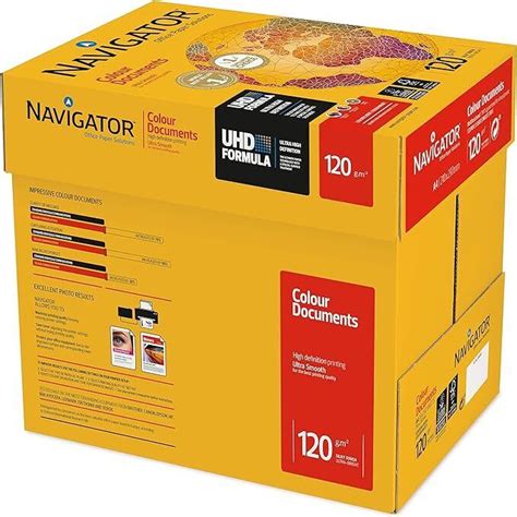 Navigator Colour Documents A4 120gsm Ream Printer Copier Paperwhite