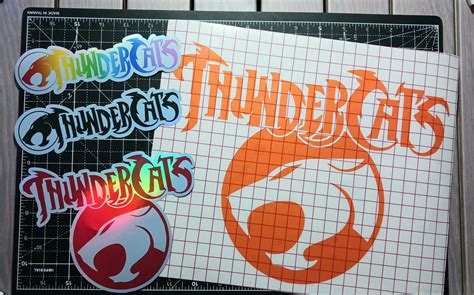 Thundercats Color Orange Car Decal Plus 3 Holographic Stickers Etsy