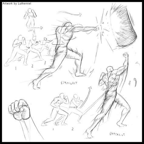 The Art Of Punching By Lutherniel On DeviantArt In 2023 Drawing Poses