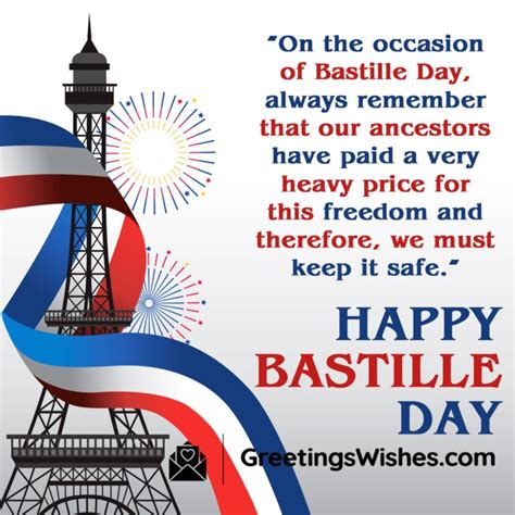 Bastille Day Wishes Messages 14 July Greetings Wishes