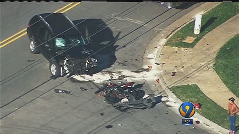 Motorcyclist Hospitalized After Wreck In North Charlotte Wsoc Tv