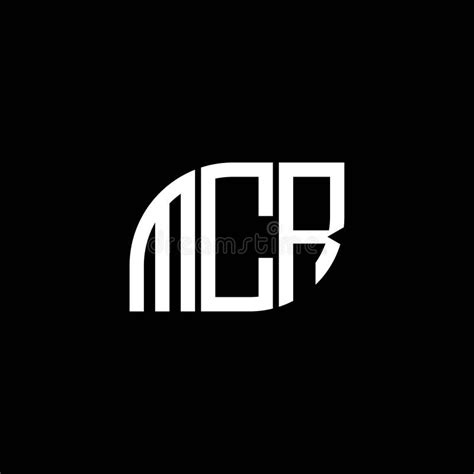 Mcr Letter Logo Design On Black Background Mcr Creative Initials