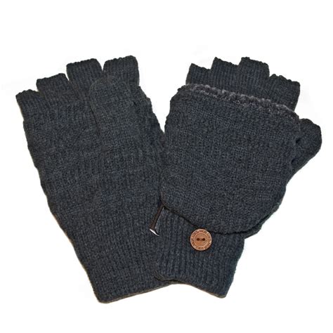 Muk Luks Mens Grey Fairisle Flip Gloves Overstock Shopping Big