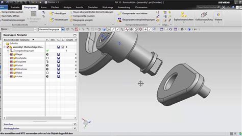 Bewegliche Baugruppen Siemens Nx Youtube