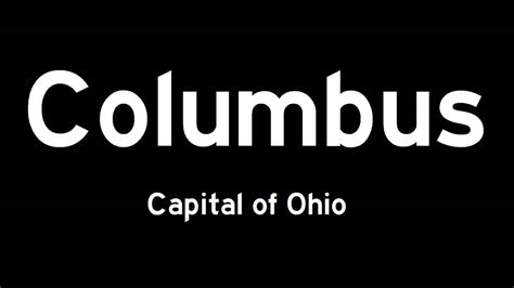 Columbus is the capital of Ohio by HispaniolaNewGuinea on DeviantArt