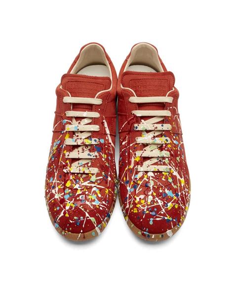 Replica Paint Splatter Sneaker Atelier Yuwa Ciao Jp