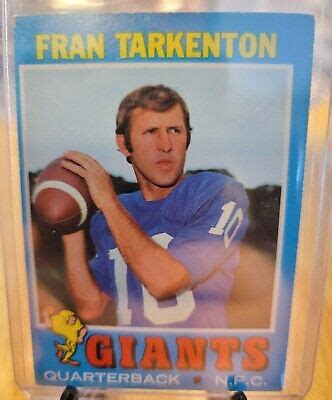 1971 Topps 120 FRAN TARKENTON EBay