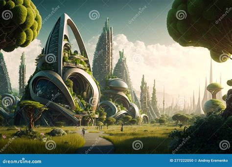 Futuristic Green City